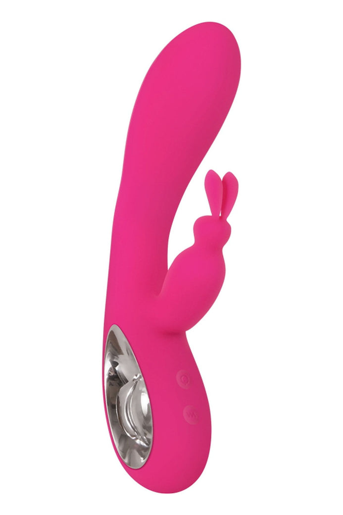 Vibrator Rabbit BELLA cu 36 moduri de vibratii si incarcare USB, flexibil, silentios, silicon premium, roz